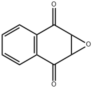 1a,7a-ジヒドロナフト[2,3-b]オキシレン-2,7-ジオン 化学構造式
