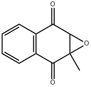 7a-メチル-1a,7a-ジヒドロナフト[2,3-b]オキシレン-2,7-ジオン 化学構造式