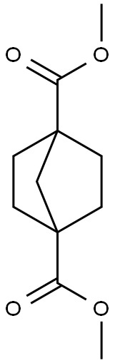 DiMethyl bicyclo[2.2.1]heptane-1,4-carboxylate Struktur