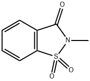 N-メチルサッカリン 化学構造式