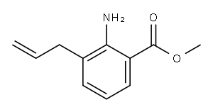 Benzoic acid, 2-amino-3-(2-propenyl)-, methyl ester (9CI) Structure