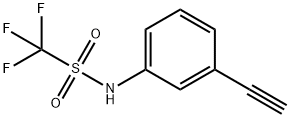 154498-33-6 Methanesulfonamide,  N-(3-ethynylphenyl)-1,1,1-trifluoro-