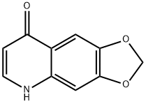 1,3-二氧杂[4,5-G]喹啉-8(5H)-酮, 154504-43-5, 结构式