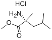 D-alpha-Methylleucine methyl ester hydrochloride Struktur