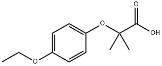 Propanoic acid, 2-(4-ethoxyphenoxy)-2-methyl- Structure