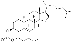 CHOLESTEROL N-AMYL CARBONATE Struktur