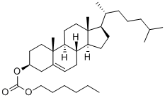 胆固醇正己基碳酸盐, 15455-80-8, 结构式
