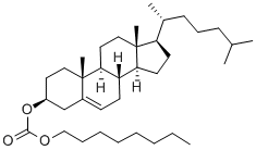 CHOLESTEROL N-OCTYL CARBONATE Struktur