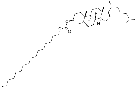 ヘキサデシル炭酸コレステリル 化学構造式