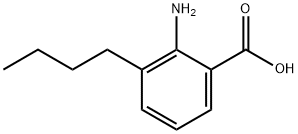 Benzoic acid, 2-amino-3-butyl- (9CI) Struktur