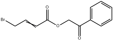 PHENACYL 4-BROMOCROTONATE Structure