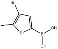 5-METHYL-4-BROMOTHIOPHEN-2-YLBORONIC ACID Structure