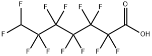 7H-Dodecafluoroheptanoic acid Structure