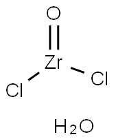 二氯氧化锆水合物, 15461-27-5, 结构式