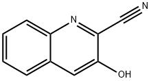 3-ヒドロキシキノリン-2-カルボニトリル 化学構造式