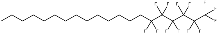 1-(パーフルオロ-N-ヘキシル)テトラデカン 化学構造式