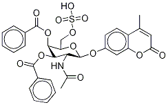 154639-33-5 7-[[2-(AcetylaMino)-3,4-di-O-benzoyl-2-deoxy-6-O-sulfo-α-D-glucopyranosyl]oxy]-4-Methyl-2H-1-benzopyran-2-one