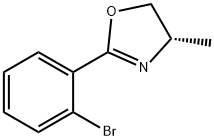 (S)-2-(2-BROMOPHENYL)-4-METHYL-4,5-DIHYDROOXAZOLE Structure