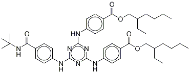 二乙基己基丁酰胺基三嗪酮 结构式