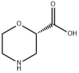 (S)-吗啉基-2-羧酸, 154731-81-4, 结构式