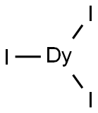 无水碘化镝(III),15474-63-2,结构式