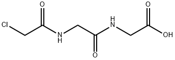 クロロアセチルグリシルグリシン 化学構造式