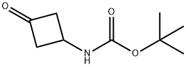 Carbamic acid, (3-oxocyclobutyl)-, 1,1-dimethylethyl ester (9CI) Structure