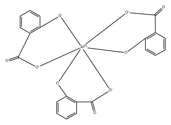 水杨酸铝, 15479-57-9, 结构式