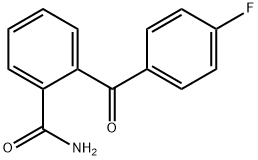2-(4-Fluor-benzoyl)-benzamid Struktur