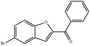 (5-溴苯并呋喃-2-基)-苯基-甲酮, 15482-69-6, 结构式