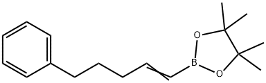 5-PHENYL-1-PENTENYLBORONIC ACID PINACOL ESTER Structure