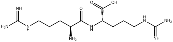 H-ARG-ARG-OH ACETATE SALT Structure