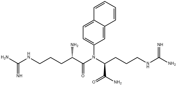 L-Argininamide, L-arginyl-N-2-naphthalenyl- Struktur