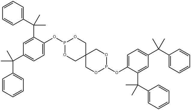 3,9-Bis(2,4-dicuMylphenoxy)-2,4,8,10-tetraoxa-3,9-diphosphaspiro[5.5]undecane Struktur