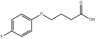 4-(4-FLUOROPHENOXY)BUTANOIC ACID Struktur