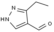 1H-Pyrazole-4-carboxaldehyde, 3-ethyl- (9CI) 化学構造式