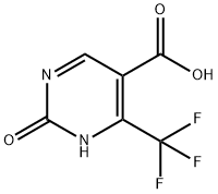 4-trifluoromethyl-2-chloro-pyrimidine-5-carboxylic acid Struktur