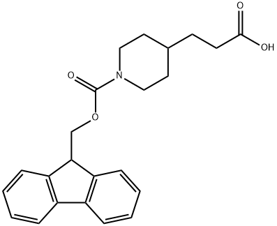 3-(1-FMOC-哌啶-4-基)丙酸,154938-68-8,结构式