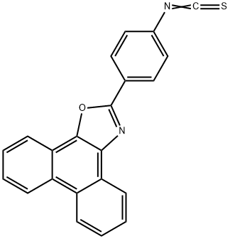 4-(PHENANTHRO 9 10-D!OXAZOL-2-YL)PHE- 化学構造式
