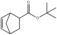 5-降冰片烯-2-羧酸叔丁酯 结构式
