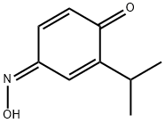 p-Benzoquinone, 2-isopropyl-, 4-oxime, (Z)- (8CI) Struktur