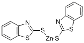 Zinc 2-mercaptobenzothiazole Structure