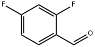 2,4-ジフルオロベンズアルデヒド 化学構造式