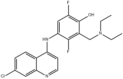 2',6'-difluoroamodiaquine Structure