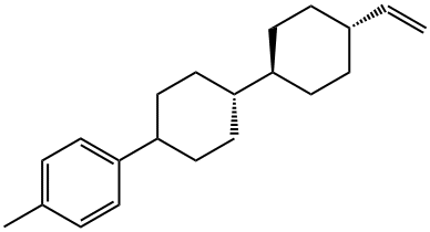ｔｒａｎｓ４ｐトリルｔｒａｎｓ４′ビニルビシクロヘキシル 化学構造式