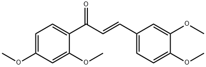 (2E)-1-(2,4-DiMethoxyphenyl)-3-(3,4-diMethoxyphenyl)-2-propen-1-one Structure