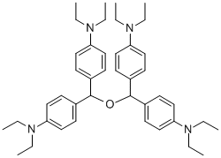 ビス[ビス[4-(ジエチルアミノ)フェニル]メチル]エーテル 化学構造式
