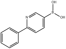6-フェニルピリジン-3-ボロン酸 化学構造式