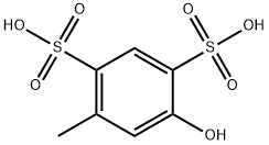 5-hydroxytoluene-2,4-disulphonic acid Struktur