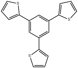 1,3,5-tri(thiophen-2-yl)benzene Struktur